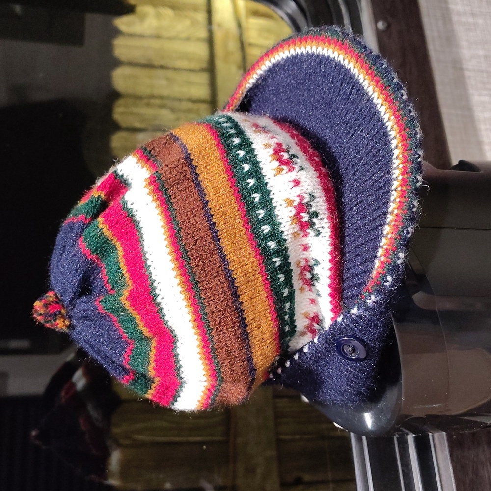 Colorful Striped Kids Cap